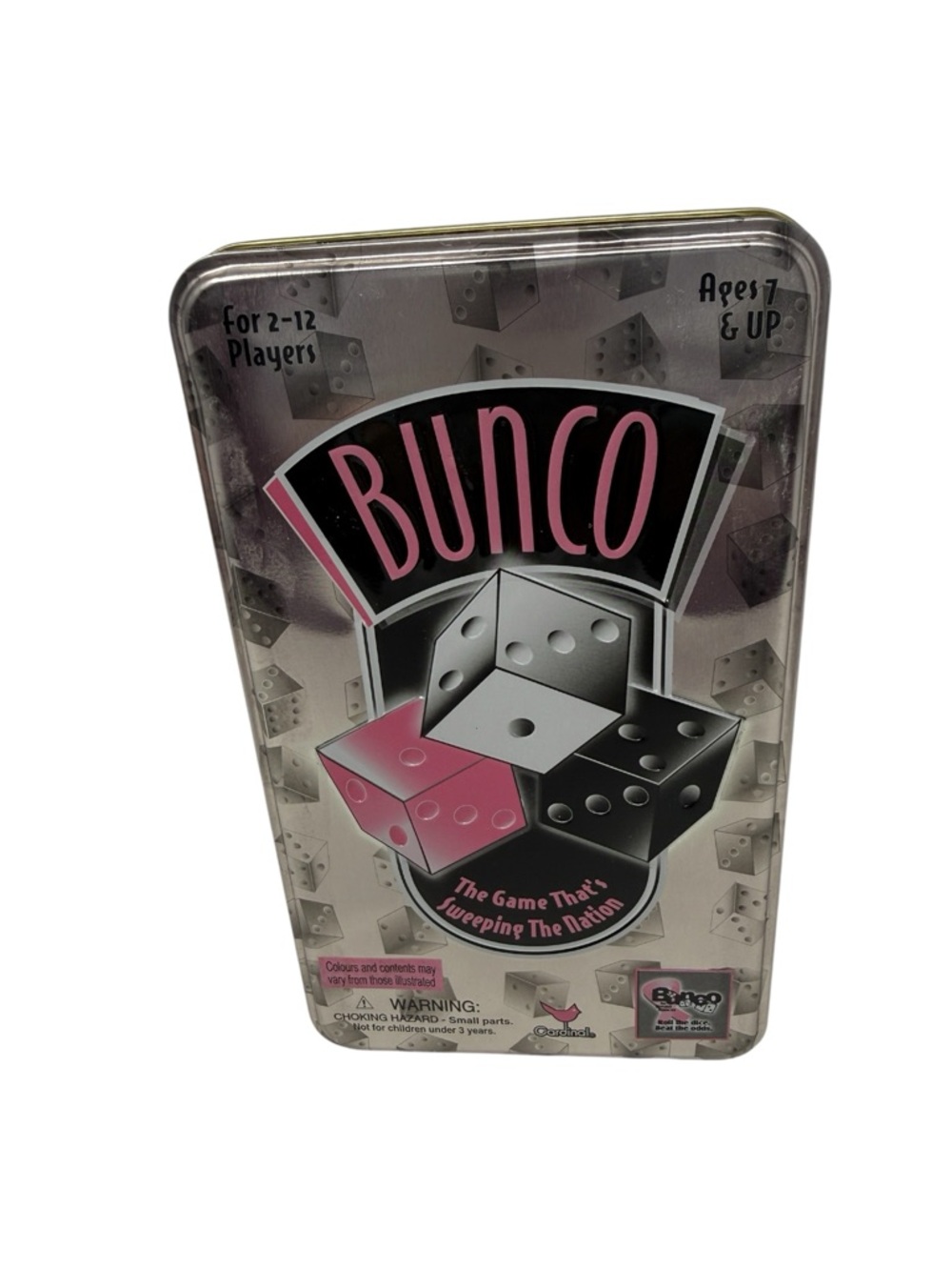 Bunco Dice Game in Decorative Tin